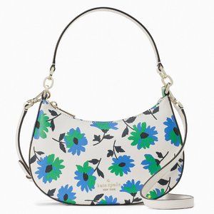New Kate Spade Kristi Park Posies Crossbody Cream Multi